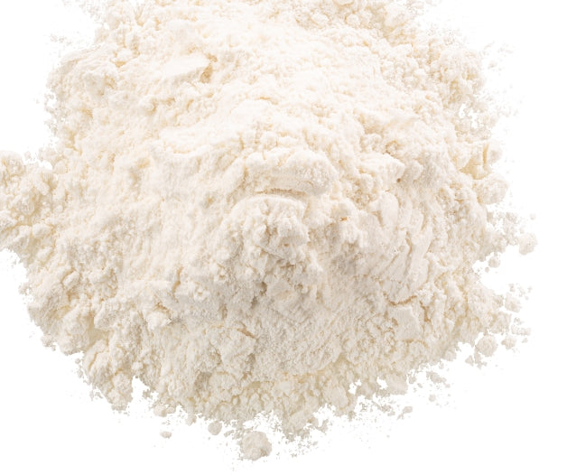 A pile of white powder on a white background